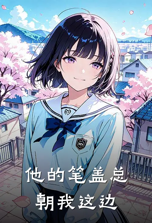 他的笔盖总朝我这边