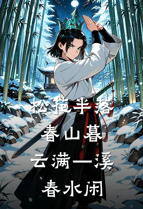 松花半落春山暮,云满—溪春水闲